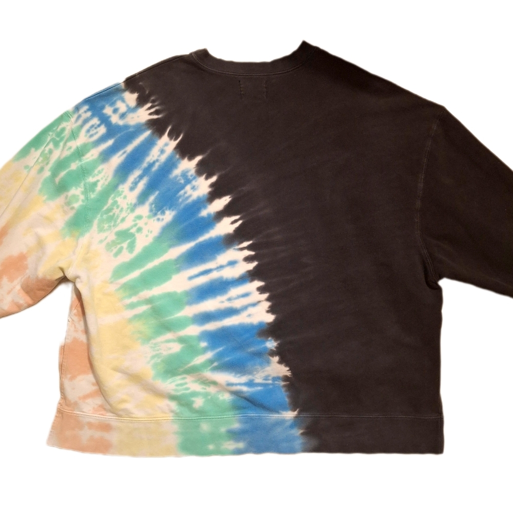 Electric & Rose Neil Tie Dye Sweatshirt Black Rainbow - Small - Picture 5 of 8